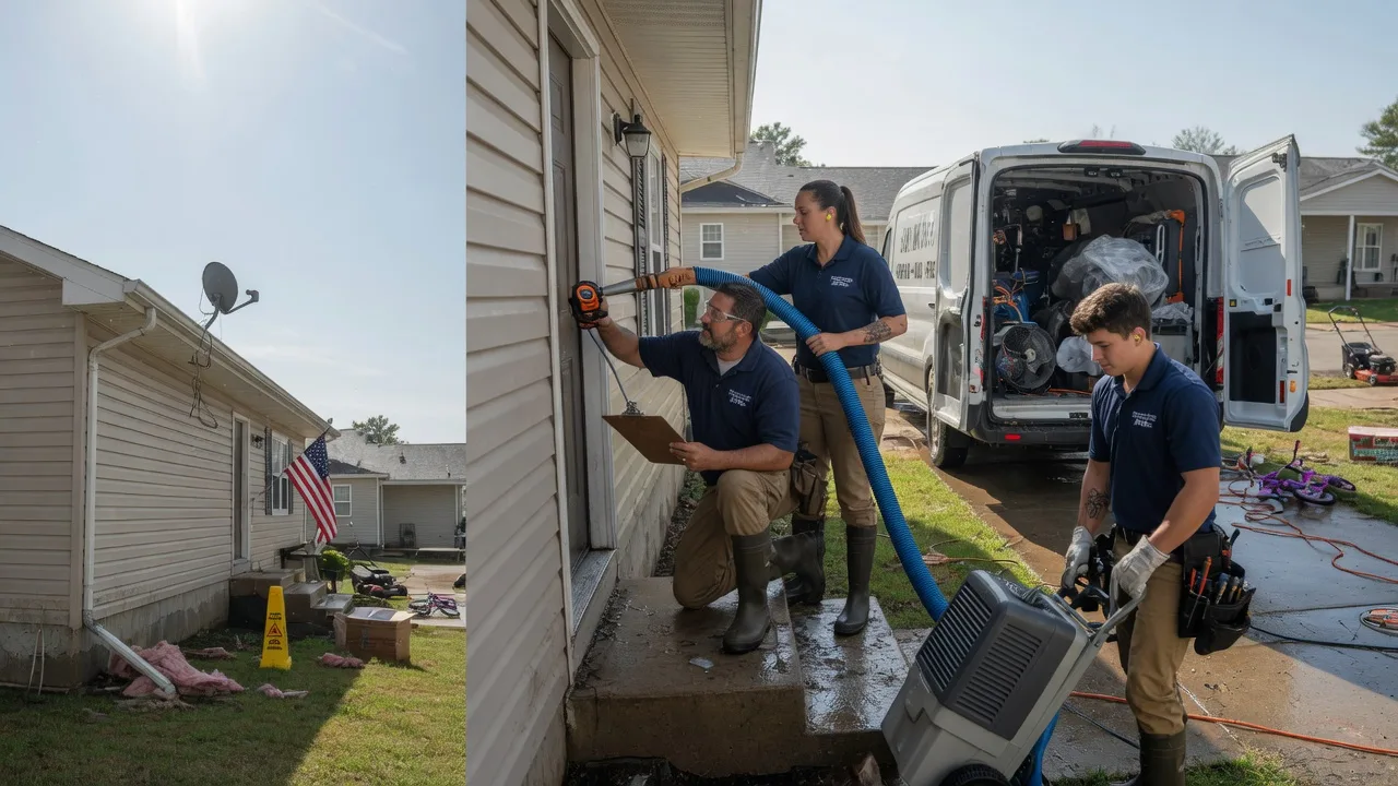 Ceiling Water Damage Restoration in Gaston, IN near me
